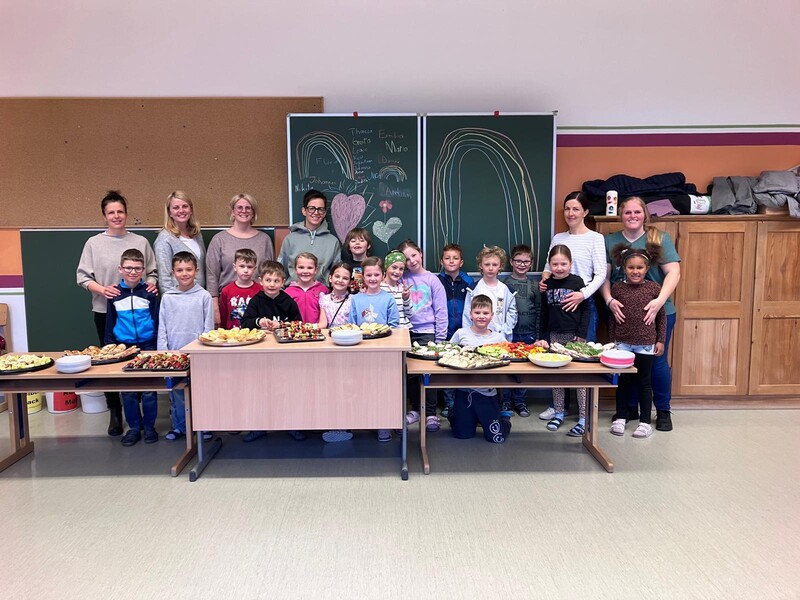 gesunde jause foto